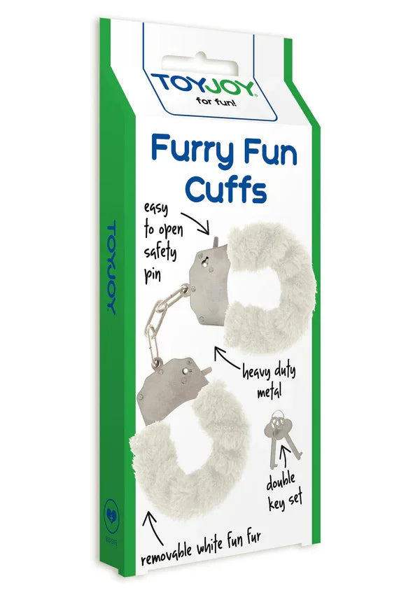 Furry Fun Cuffs by ToyJoy - Happytoys Sexshop: online sex shop for Feeling Happy & Easy 😊 - Discreet geleverd