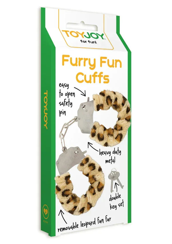 Furry Fun Cuffs by ToyJoy - Happytoys Sexshop: online sex shop for Feeling Happy & Easy 😊 - Discreet geleverd