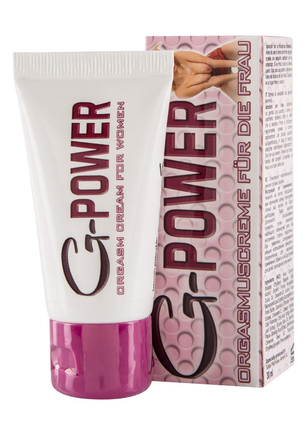 Bestel: G - Power Orgasm Cream 30 ml by Cobeco - bij Happytoys: de erotische sex webshop | liever Happy dan Easy ⭐⭐⭐⭐⭐