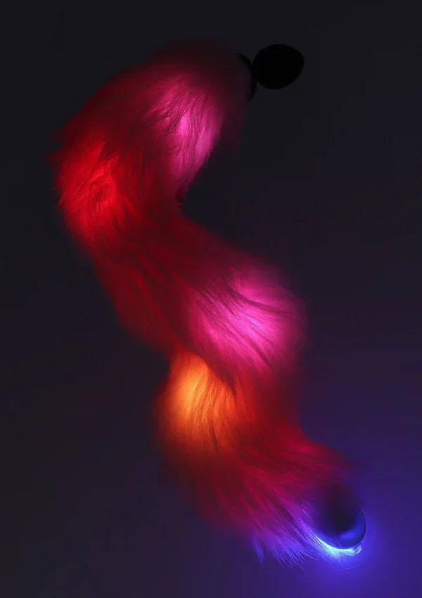 GlowIntheDarkUnicornTail_ButtplugLEDbyTaboom4 @ Happytoys Sexshop: online sex shop for Feeling Happy & Easy 😊 the erotic store owned by a woman