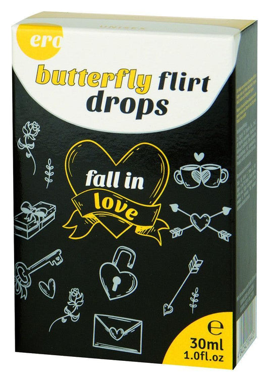 HOT Ero Butterfly Flirt Drops 30ml - Happytoys Sexshop: Toys for Feeling Happy & Easy 😊 - Discreet geleverd
