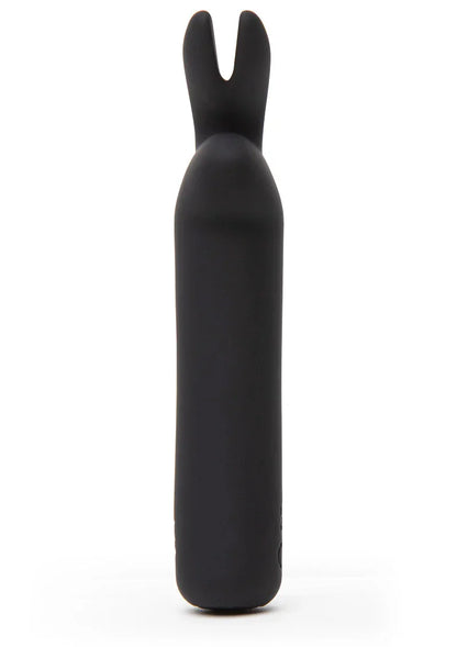 Rabbit Ears Bullet Vibrator black by Happy Rabbits - Happytoys Sexshop: Toys for Feeling Happy & Easy 😊 - Discreet geleverd