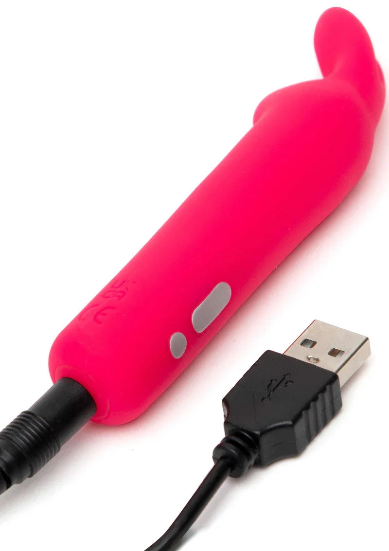 Rabbit Ears Bullet Vibrator pink by Happy Rabbits - Happytoys Sexshop: Toys for Feeling Happy & Easy 😊 - Discreet geleverd