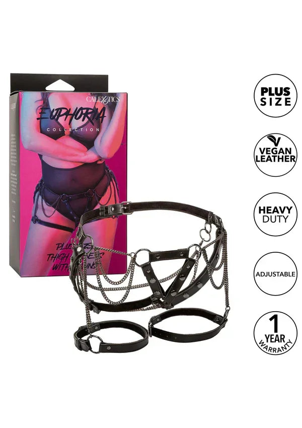 Harness With Chains Plus by CalExotics - Happytoys Sexshop: Toys for Feeling Happy & Easy 😊 - Discreet geleverd