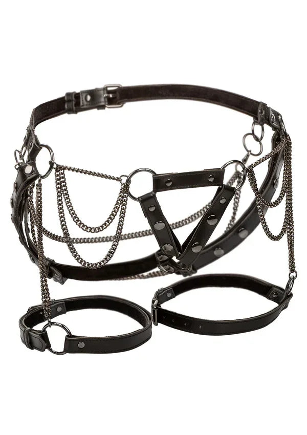 Harness With Chains by CalExotics - Happytoys Sexshop: online sex shop for Feeling Happy & Easy 😊 - Discreet geleverd