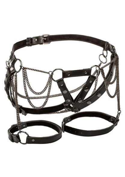 Harness With Chains by CalExotics - Happytoys Sexshop: online sex shop for Feeling Happy & Easy 😊 - Discreet geleverd