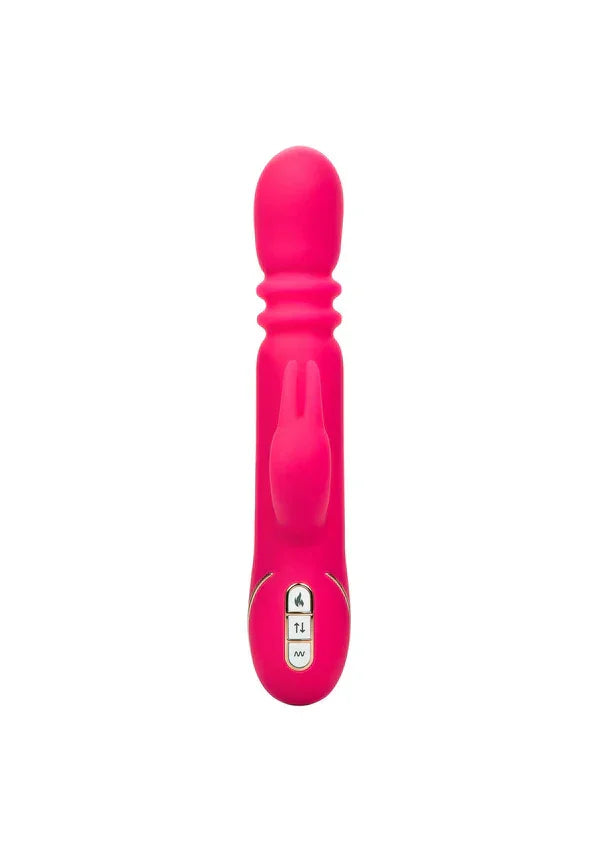 Heated Silicone Triple Rabbit by CalExotics - Happytoys Sexshop: Toys for Feeling Happy & Easy 😊 - Discreet geleverd