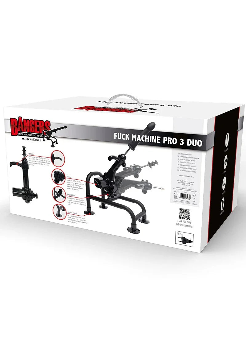 ♀ Hidden Desire Bangers Fuck Machine Pro 3 Duo - Happytoys Sexshop: Toys for Feeling Happy & Easy 😊 - Discreet geleverd