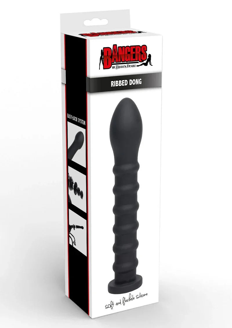 ♀ Hidden Desire Bangers Fuck Machines Ribbed Dong Easy-Lock 19 cm - Happytoys Sexshop: Toys for Feeling Happy & Easy 😊 - Discreet geleverd