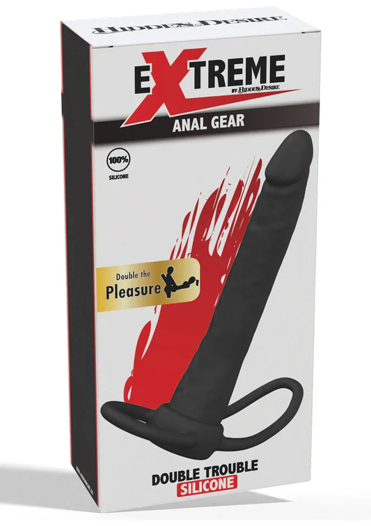 Extreme Double Trouble Anal Penetrator by Hidden Desire - Happytoys Sexshop: Toys for Feeling Happy & Easy 😊 - Discreet geleverd