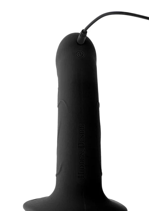 Hollow Penis Strapon Vibrating 20cm Black by Hidden Desire - Happytoys Sexshop: Toys for Feeling Happy & Easy 😊 - Discreet geleverd