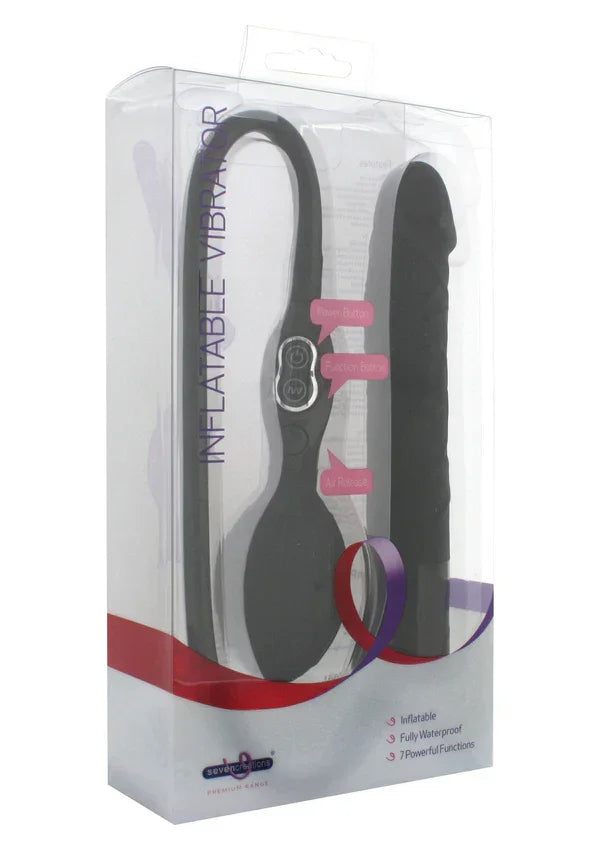 Inflatable Vibrator by Seven Creations - Happytoys Sexshop: Toys for Feeling Happy & Easy 😊 - Discreet geleverd