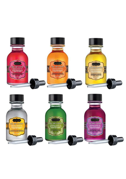 Kama Sutra Oil of Love The Collection Set Massage Olie - Happytoys Sexshop: Toys for Feeling Happy & Easy 😊 - Discreet geleverd