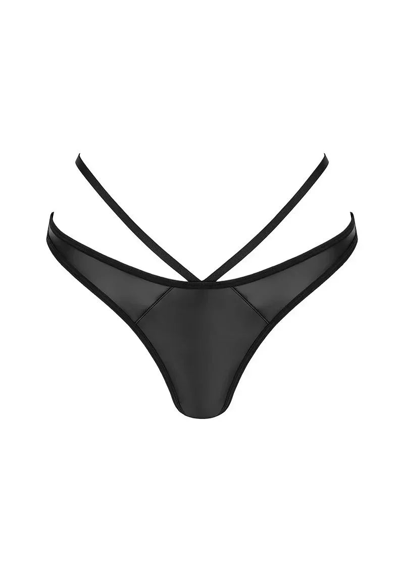 Blackelia String L/XL by Kotek - Happytoys Sexshop: online sex shop for Feeling Happy & Easy 😊 - Discreet geleverd