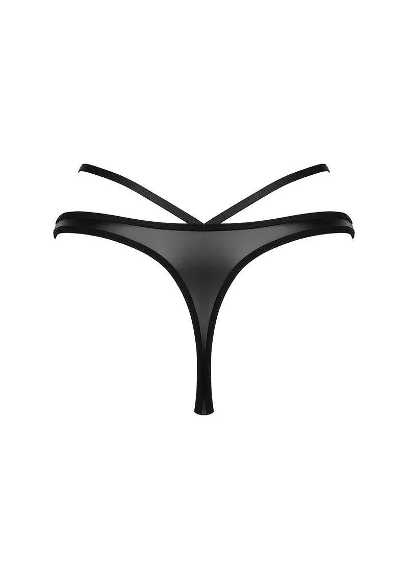 Blackelia String L/XL by Kotek - Happytoys Sexshop: online sex shop for Feeling Happy & Easy 😊 - Discreet geleverd