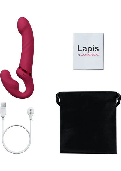 Lapis strapless double dildo by Lovesense - Happytoys Sexshop: online sex shop for Feeling Happy & Easy 😊 - Discreet geleverd