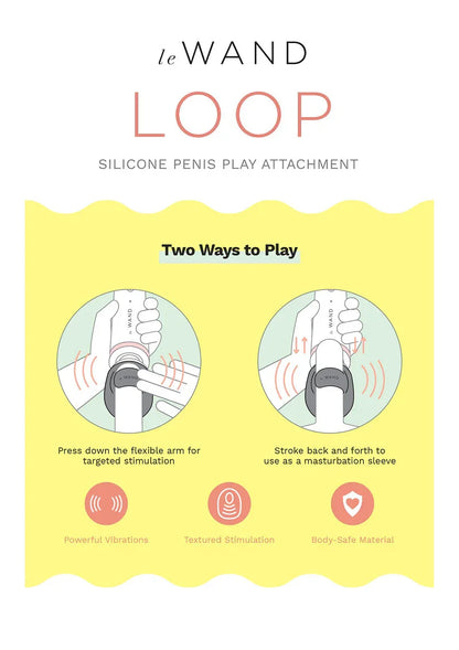 ♂ Le Wand Loop Penis Play Head - Happytoys Sexshop: Toys for Feeling Happy & Easy 😊 - Discreet geleverd