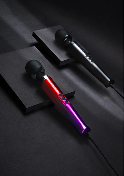 Die Cast Plug-In Vibrating Massager (black) Le Wand - Happytoys Sexshop: Toys for Feeling Happy & Easy 😊 - Discreet geleverd