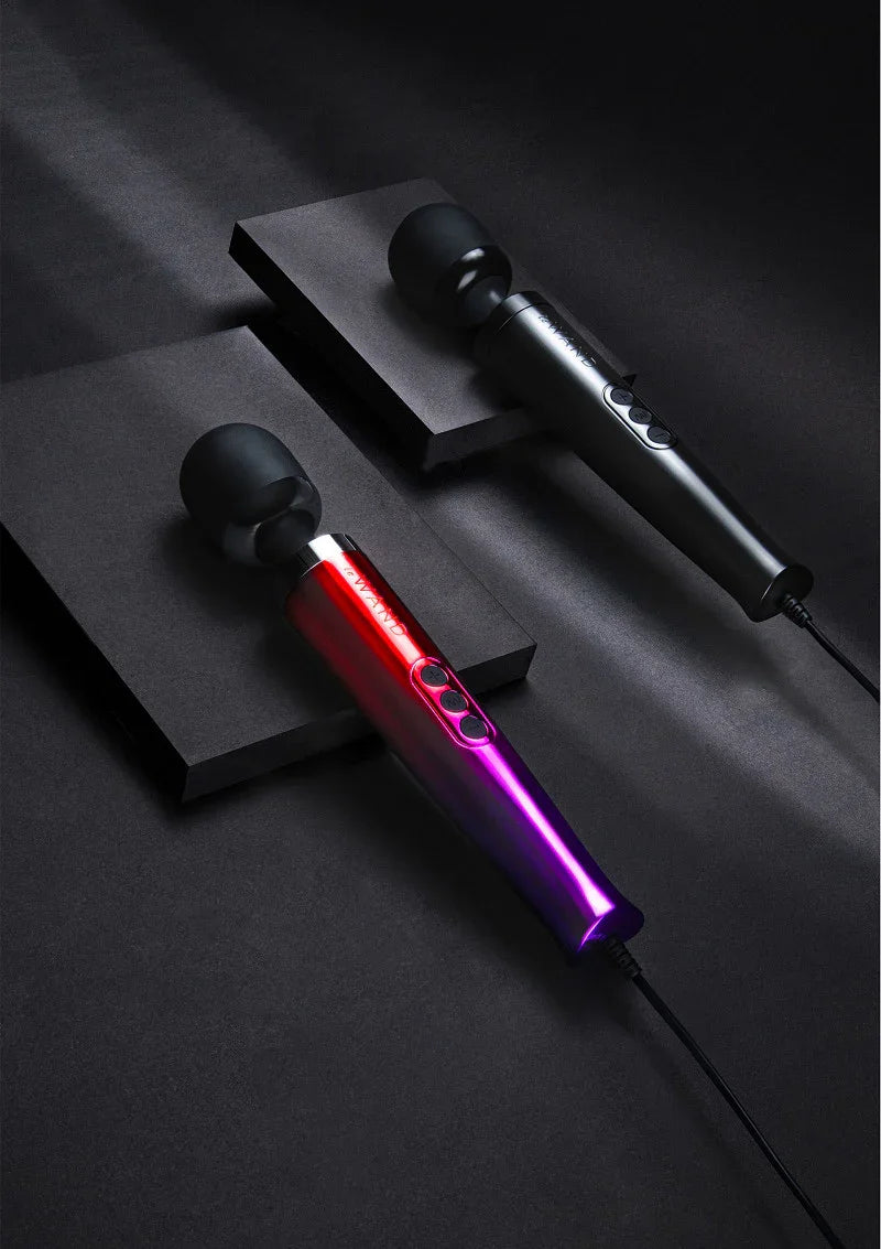 Le Wand Die Cast Plug-In Vibrating Massager (multicolour) - Happytoys Sexshop: Toys for Feeling Happy & Easy 😊 - Discreet geleverd