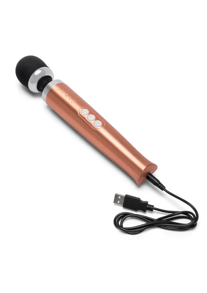 Die Cast Rechargeable Vibrating Massager (rose gold) by Le Wand - Happytoys Sexshop: Toys for Feeling Happy & Easy 😊 - Discreet geleverd