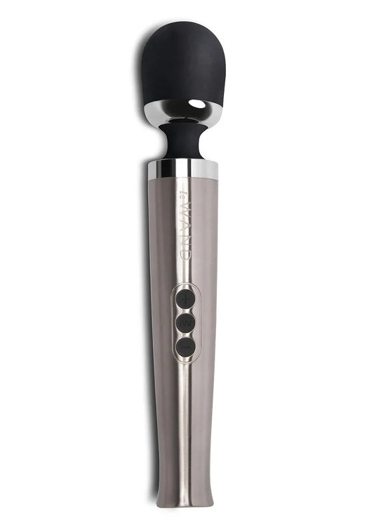 Die Cast Rechargeable Vibrating Massager (silver) by Le Wand - Happytoys Sexshop: Toys for Feeling Happy & Easy 😊 - Discreet geleverd