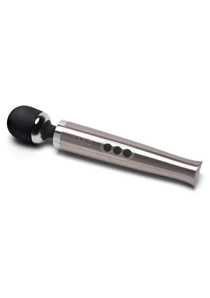 LeWandDieCastRechargeableVibratingMassager_silver_4 @ Happytoys Sexshop: online sex shop for Feeling Happy & Easy 😊 the erotic store owned by a woman