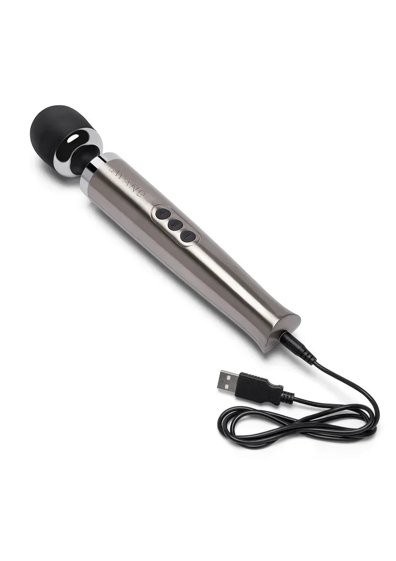 LeWandDieCastRechargeableVibratingMassager_silver_5 @ Happytoys Sexshop: online sex shop for Feeling Happy & Easy 😊 the erotic store owned by a woman