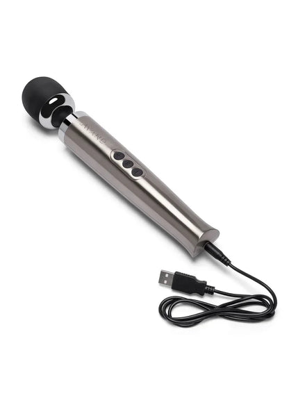 LeWandDieCastRechargeableVibratingMassager_silver_5 @ Happytoys Sexshop: online sex shop for Feeling Happy & Easy 😊 the erotic store owned by a woman