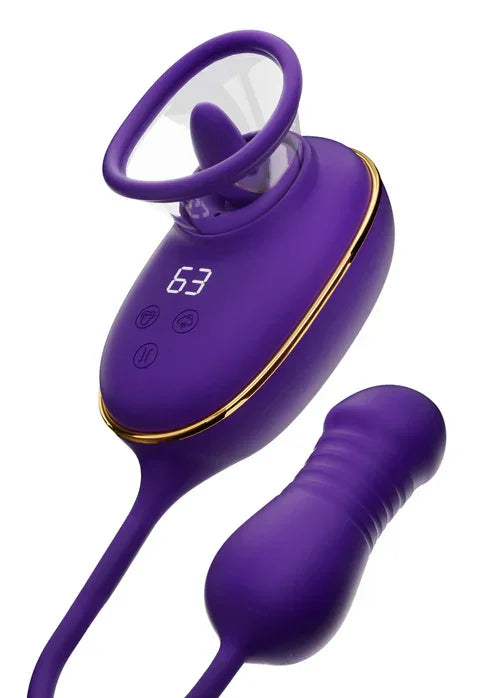 Licking Clitoral Pump & Anal Stimulator by She.E.O.