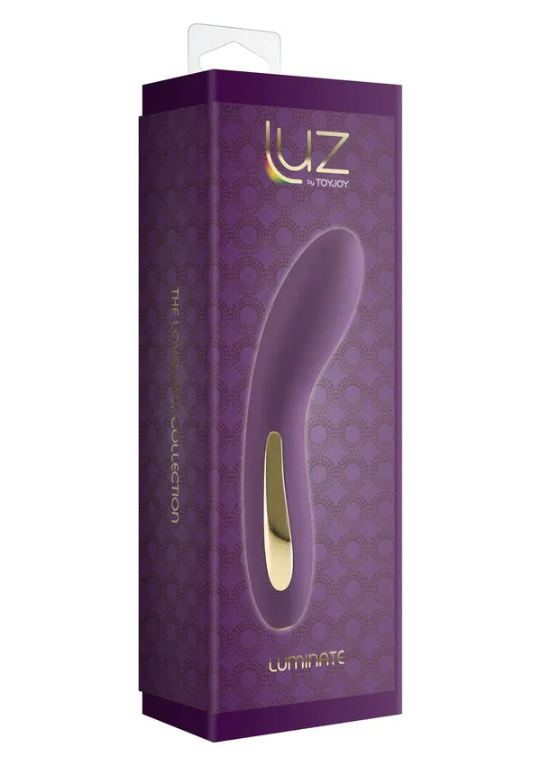 Luminate Vibrator Purple by Luz - Happytoys Sexshop: online sex shop for Feeling Happy & Easy 😊 - Discreet geleverd