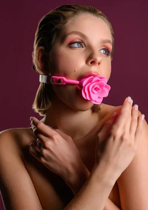 MalibuRoseBallGagbyTaboom1 @ Happytoys Sexshop: online sex shop for Feeling Happy & Easy 😊 the erotic store owned by a woman