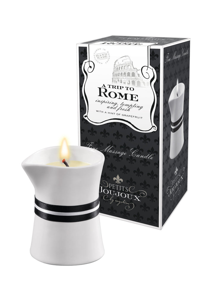 Bestel: Massage Candle Rome 120 gr by Petit Joujoux - bij Happytoys: de erotische sex webshop | liever Happy dan Easy ⭐⭐⭐⭐⭐
