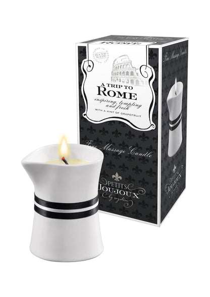 Bestel: Massage Candle Rome 120 gr by Petit Joujoux - bij Happytoys: de erotische sex webshop | liever Happy dan Easy ⭐⭐⭐⭐⭐