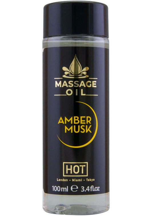 Bestel: Massage Oil 100 ml by Hot - bij Happytoys: de erotische sex webshop | liever Happy dan Easy ⭐⭐⭐⭐⭐