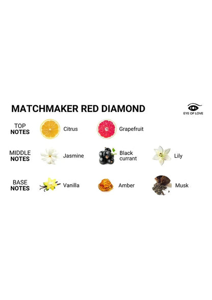 Matchmaker Red Diamond Attract Them 30ml - Happytoys Sexshop: Toys for Feeling Happy & Easy 😊 - Discreet geleverd