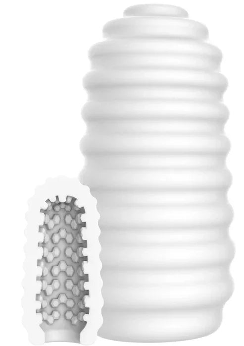 Medium Masturbator Ribs by ToyJoy - Happytoys Sexshop: online sex shop for Feeling Happy & Easy 😊 - Discreet geleverd