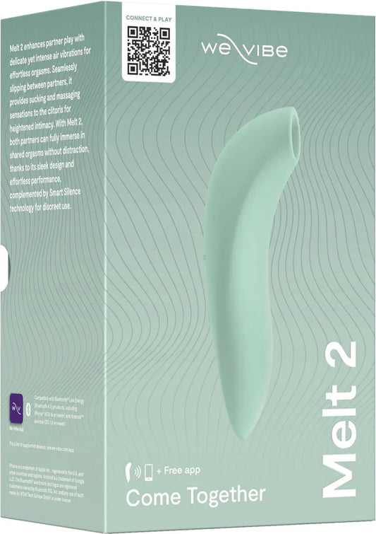 Melt 2 Airpressure Vibrator Green by WeVibe - Happytoys Sexshop: Toys for Feeling Happy & Easy 😊 - Discreet geleverd