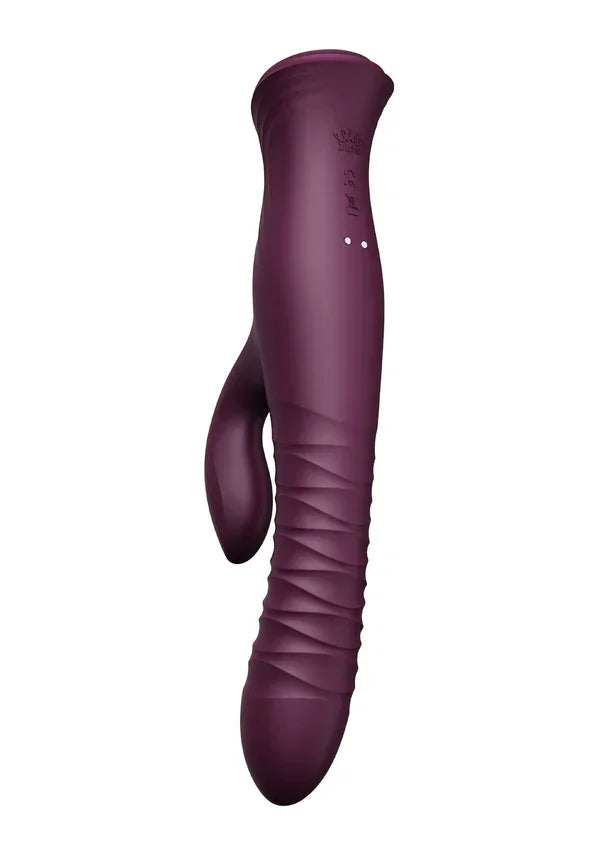 Mose Rabbit Thruster+Heating Purple By Zalo - Happytoys Sexshop: Toys for Feeling Happy & Easy 😊 - Discreet geleverd