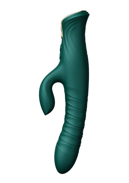 Mose Rabbit Thruster+Heating Green By Zalo - Happytoys Sexshop: Toys for Feeling Happy & Easy 😊 - Discreet geleverd