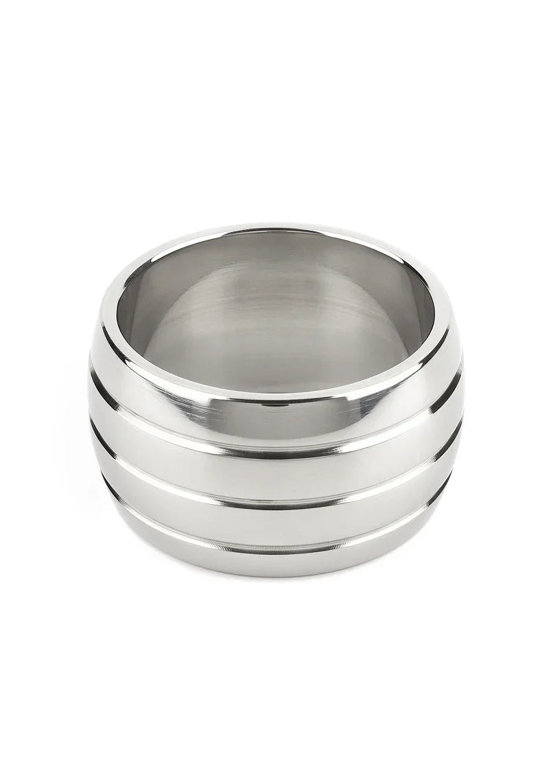 ♂ Mr. Steel Oval Barrel C-Ring 45mm - Happytoys Sexshop: Toys for Feeling Happy & Easy 😊 - Discreet geleverd