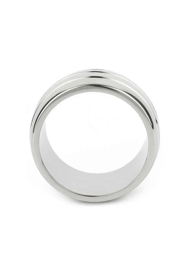 ♂ Mr. Steel Oval Barrel C-Ring 50mm - Happytoys Sexshop: Toys for Feeling Happy & Easy 😊 - Discreet geleverd