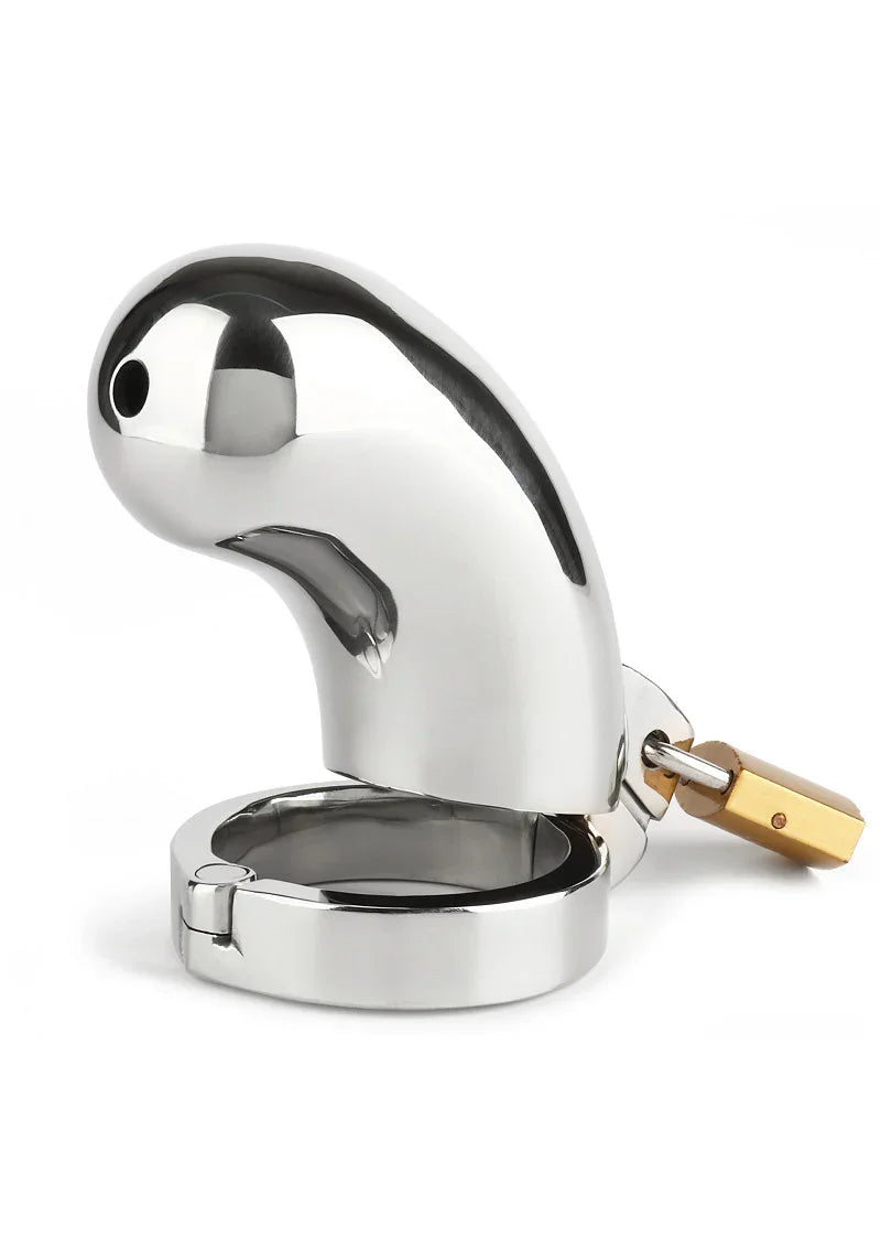 ♂ Mr. Steel The Brig Male Chastity Device - Happytoys Sexshop: Toys for Feeling Happy & Easy 😊 - Discreet geleverd