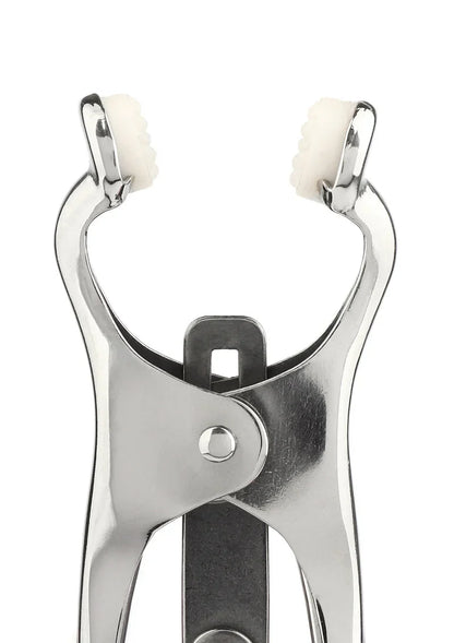 Squeezer Nipple Clamps W Ring by Mr. Steel - Happytoys Sexshop: Toys for Feeling Happy & Easy 😊 - Discreet geleverd