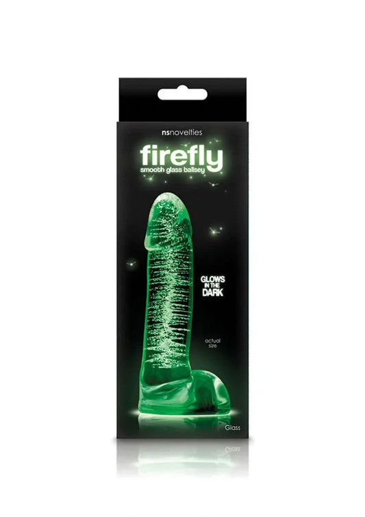 NS Novelties Firefly Glass Smooth Ballsey 4' Dildo Glazen Dildo - Happytoys Sexshop: Toys for Feeling Happy & Easy 😊 - Discreet geleverd
