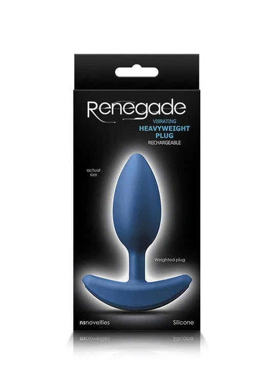 NS Novelties Renegade Heavyweight Plug Medium Vibrerende Buttplug - Happytoys Sexshop: Toys for Feeling Happy & Easy 😊 - Discreet geleverd