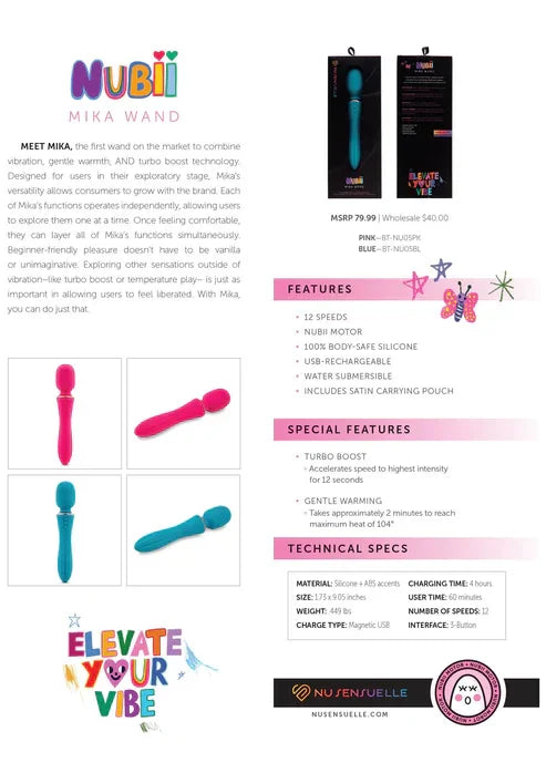 Nubii Mika Wand by NuSensuelle