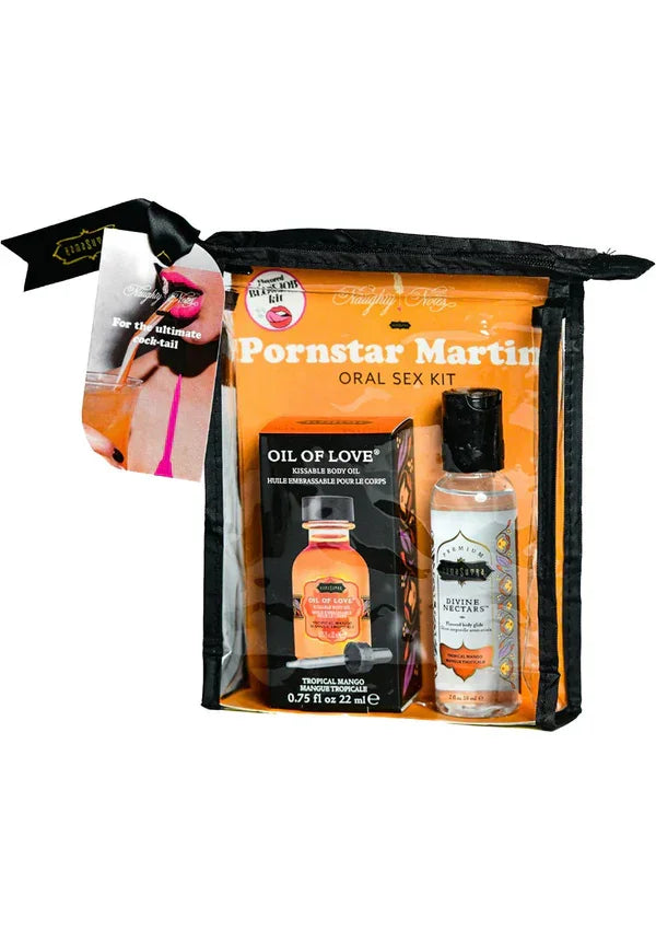 Oral Sex Cocktail Kit - Porn Star Martini by Kama Sutra - Happytoys Sexshop: Toys for Feeling Happy & Easy 😊 - Discreet geleverd