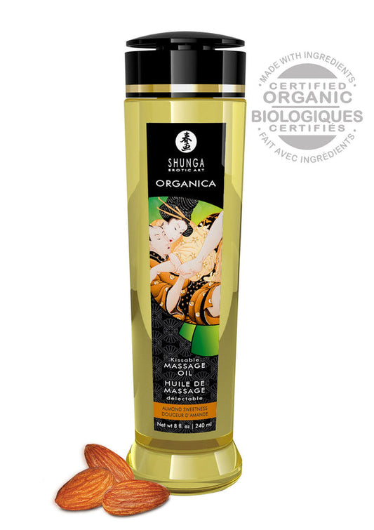 Bestel: Organica Kissable Oil by Shunga - bij Happytoys: de erotische sex webshop | liever Happy dan Easy ⭐⭐⭐⭐⭐
