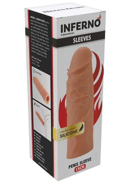 PenisSleeveLiquidSilicone15cmbyHiddenDesire2 @ Happytoys Sexshop: online sex shop for Feeling Happy & Easy 😊 the erotic store owned by a woman