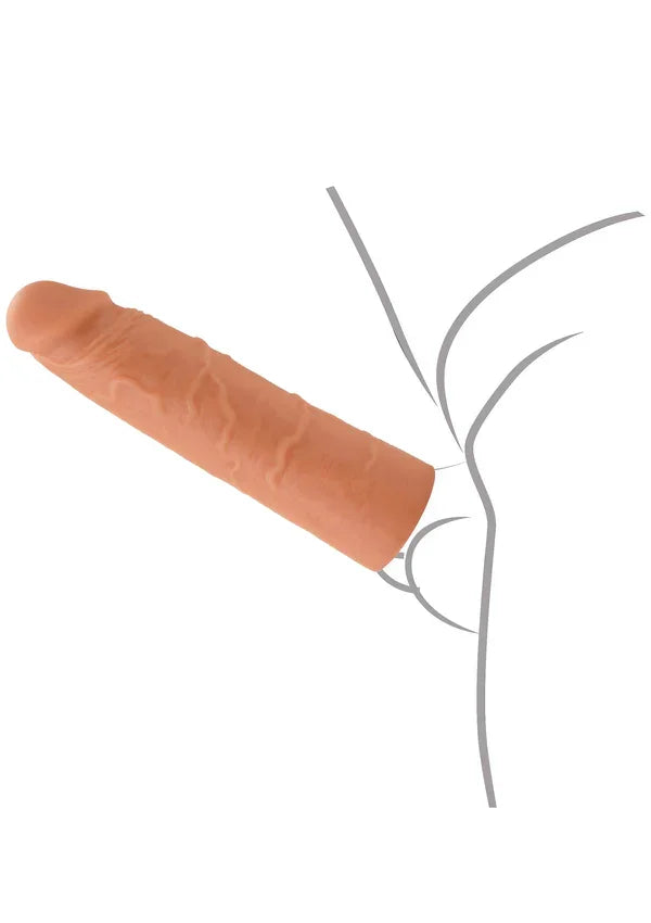 Penis Sleeve Liquid Silicone 20 cm by Hidden Desire - Happytoys Sexshop: Toys for Feeling Happy & Easy 😊 - Discreet geleverd